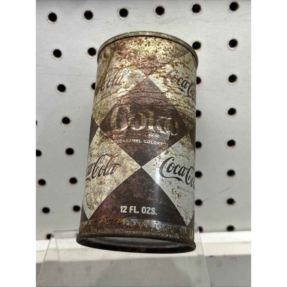 Coca Cola Coke Can Steel Diamond 1960's